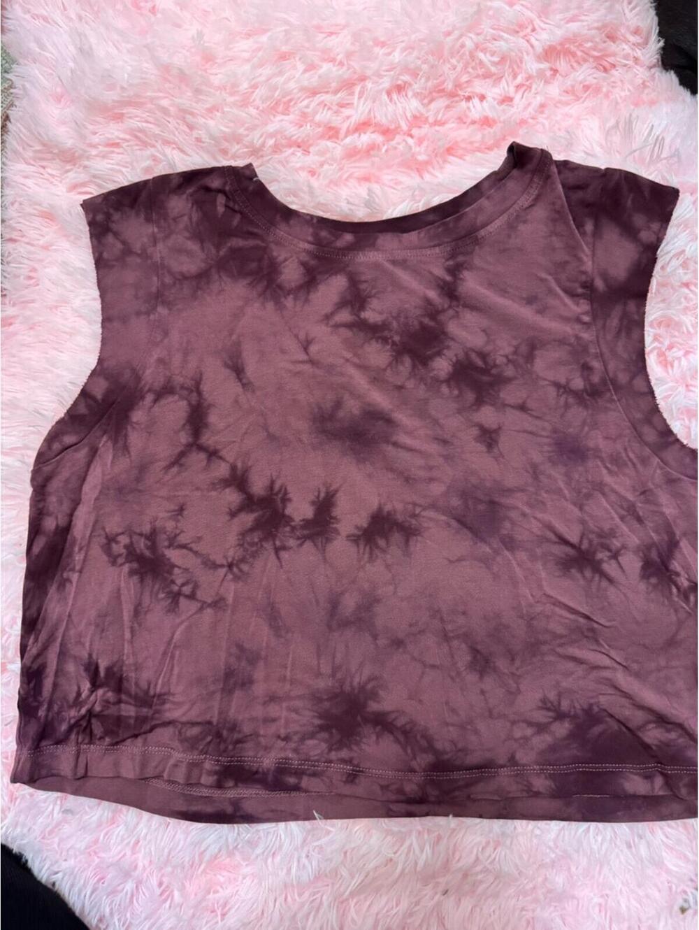 Joy Lab Tie-Dye Sleeveless Crop Top - Medium